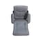 Flash Furniture Rachel Contemporary Multi-Position Recliner and Ottoman w/Wrapped Base in Gray LeatherSoft BT-7862-GY-GG - alternate 3